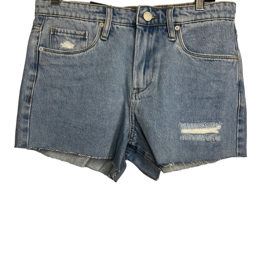 NWT Blank NYC The Barrow Vintage High-Rise Shorts Light Wash 28 - Picture 1 of 5